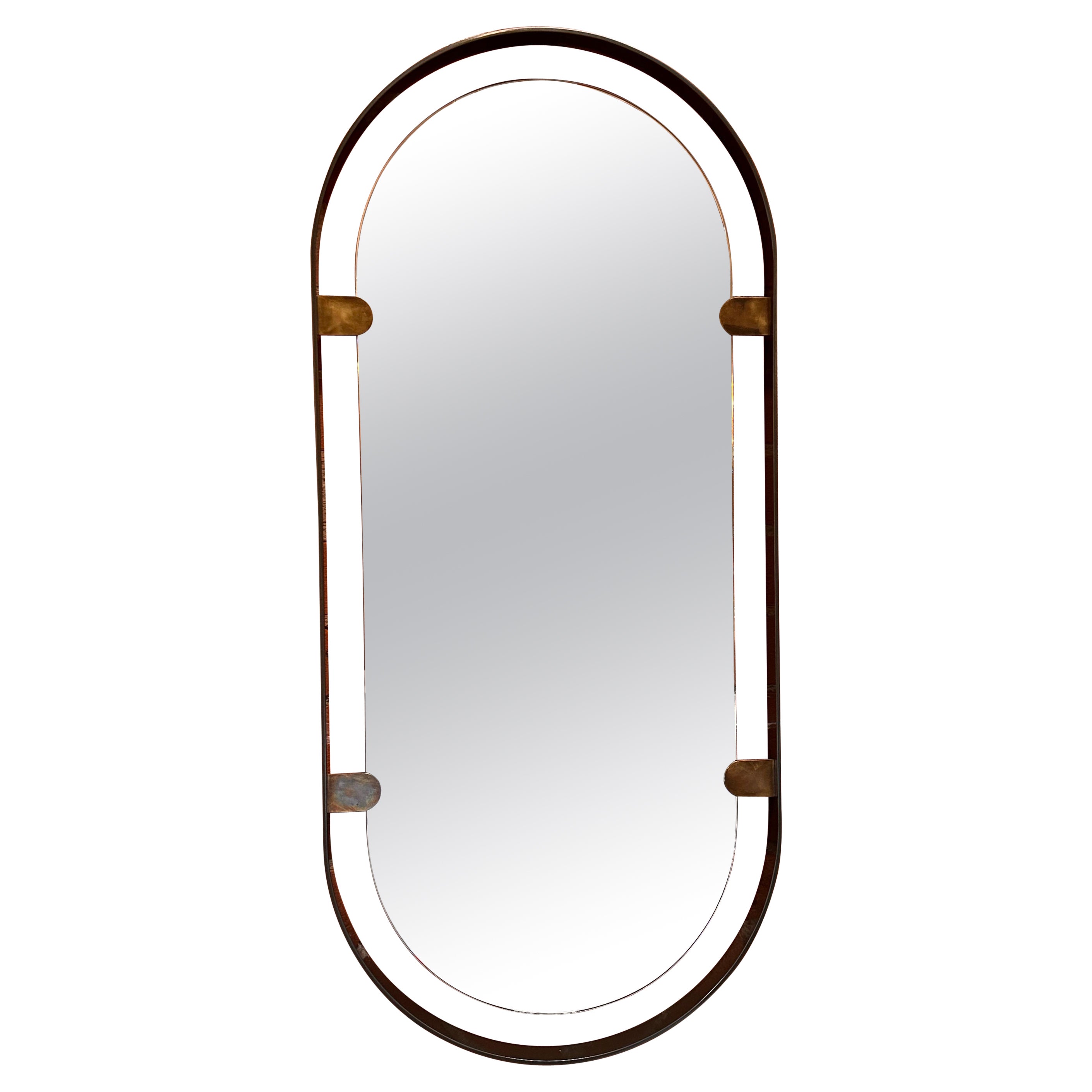 MA39 Oval Wall Mirror , Italy 21st Century For Sale