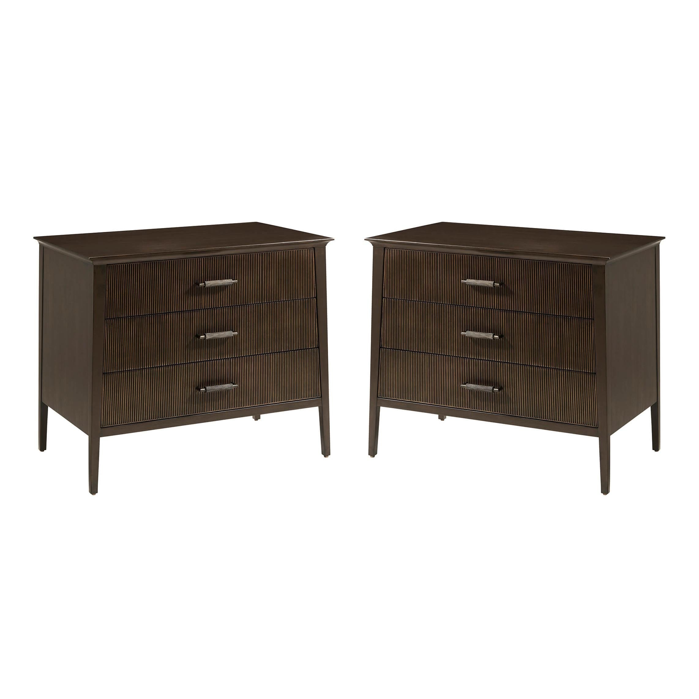 Pair of Mid Century Style Nightstands For Sale
