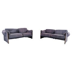 Pair of DUC sofas by Mario Bellini for Cassina, 1970s
