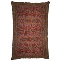 1820 Antique Indian Keshmir Pillow - 29'' X 20''