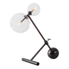 Zosia Black Gunmetal Table Lamp by Schwung