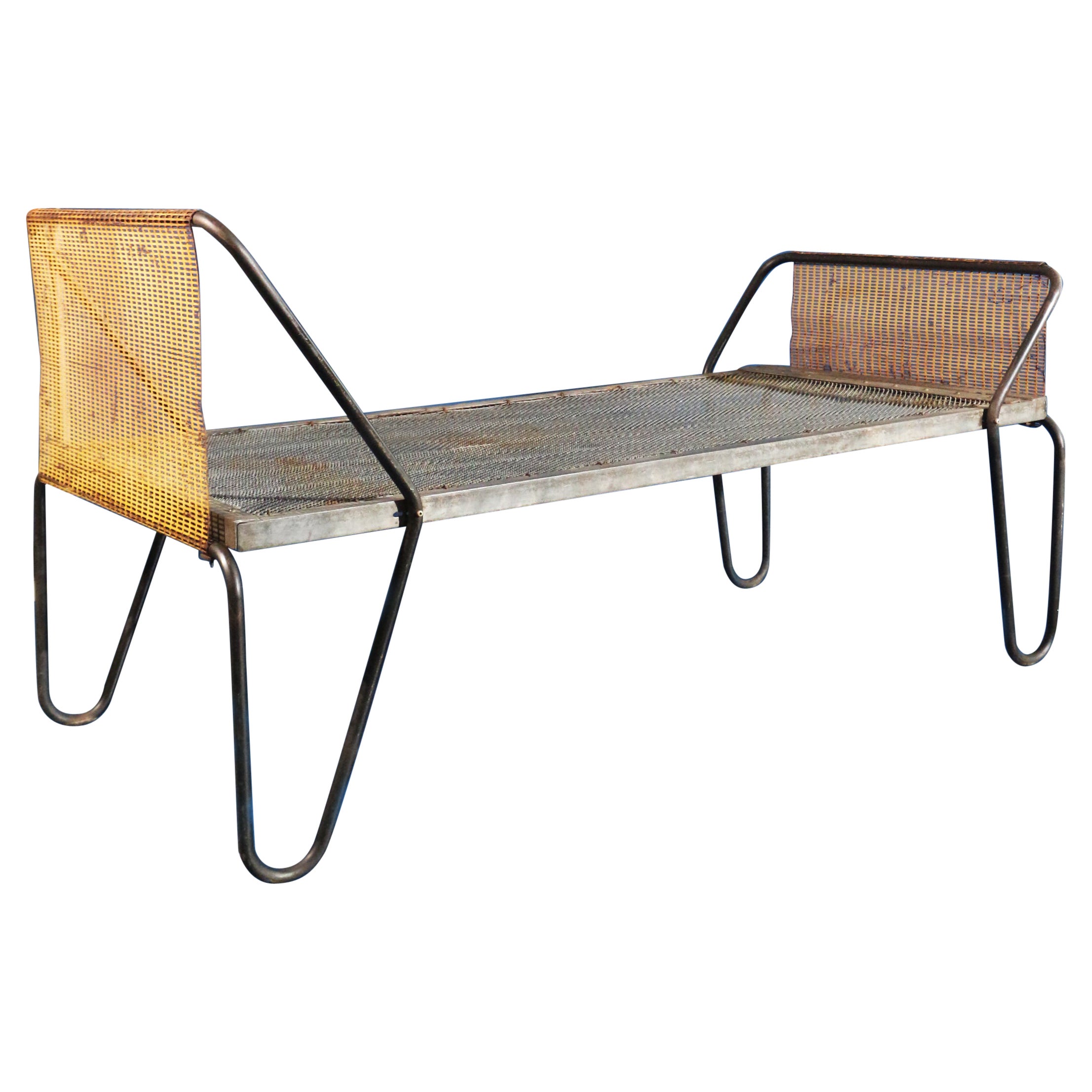 1950. Daybed Jacques Hitier modernism For Sale