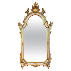 19th Century Carved and Gilded Wood Mirror 