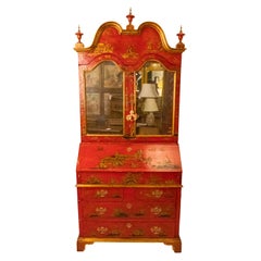 Antique Early 19th Century Chinoiserie Desk
