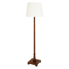 Art Deco Walnut Floor Lamp