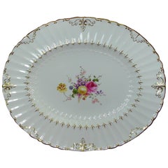 Royal Crown Derby Porcelain Ashby Pattern Medium Platter Hand-Painted