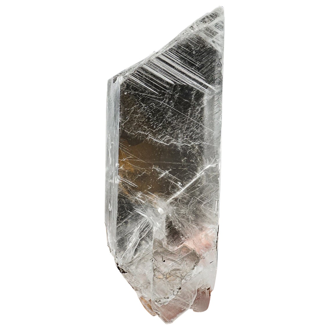 Double Terminated Optical Single Selenite Crystal from Guilin, Guanxi, China For Sale