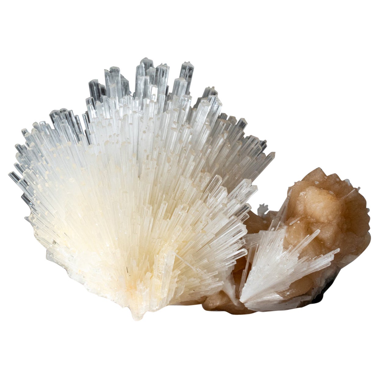 Scolecite with Stilbite From Nasik District, Maharashtra, India (438.4 grams) For Sale