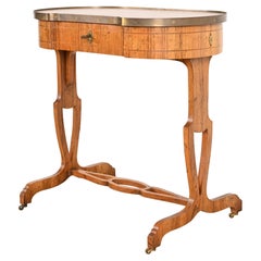 Vintage Baker Furniture English Regency Rosewood Console or Petite Writing Desk