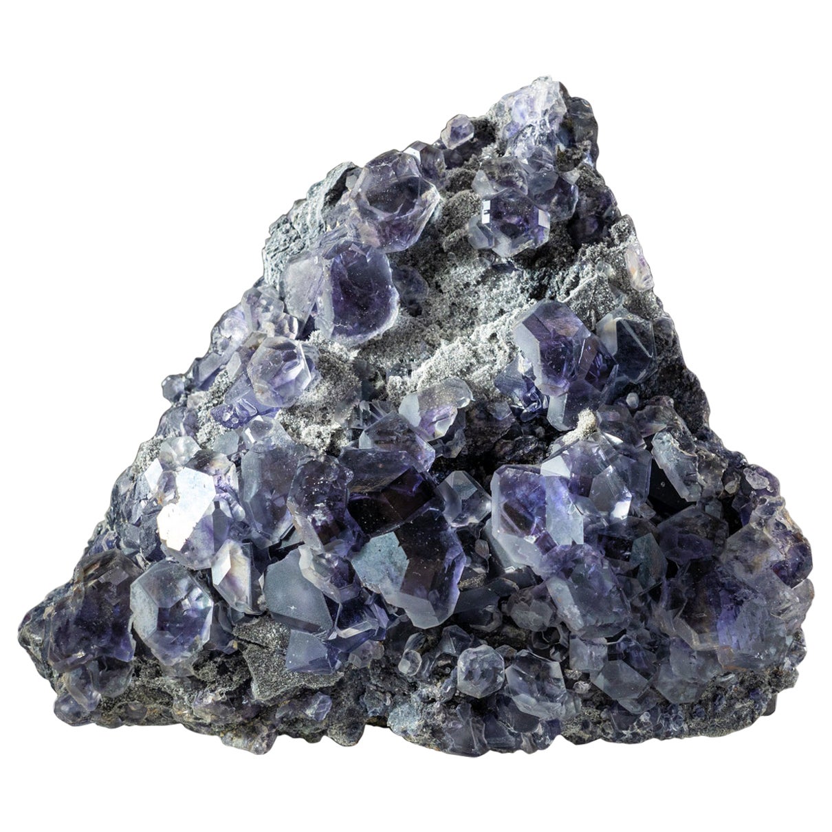Purple Fluorite from Minggang Mine, Henan Province, China For Sale