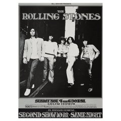 1969 Rolling Stones - Oakland Coliseum Original Vintage Poster