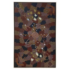 Clifford Possum Tjapaltjarri Indigenous Aboriginal Art Large Original Painting