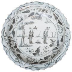 Ming Dynasty Style Chinese Porcelain Charger