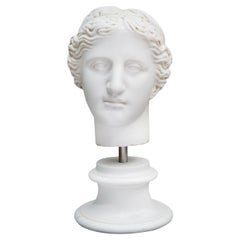 Aphrodite Bust  Statue Made with Compressed Marble Powder, 'Louvre Museum'