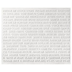 Peter Buchman 'Pardon my French', Voice-Over Paintings Series, 2025