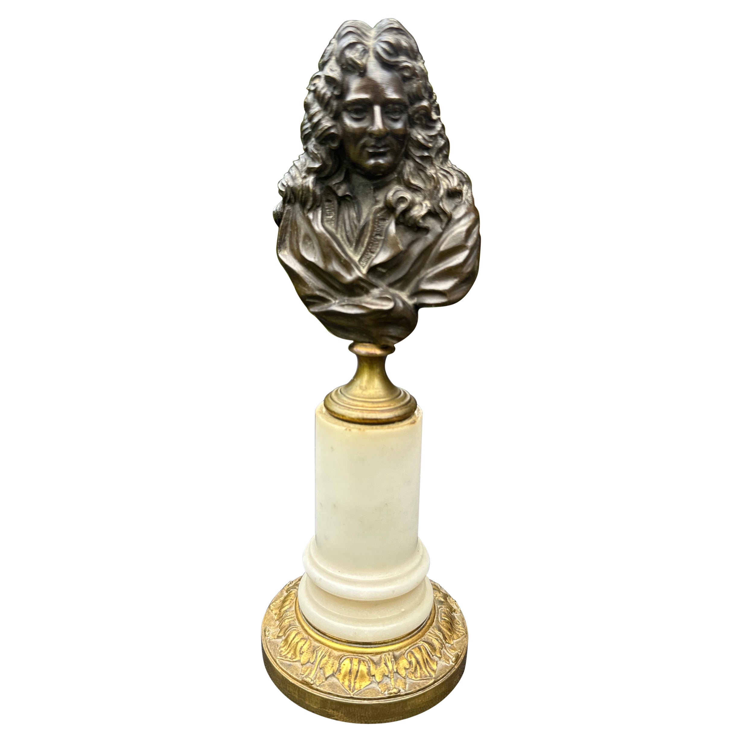 A fine 19 century French bust  For Sale