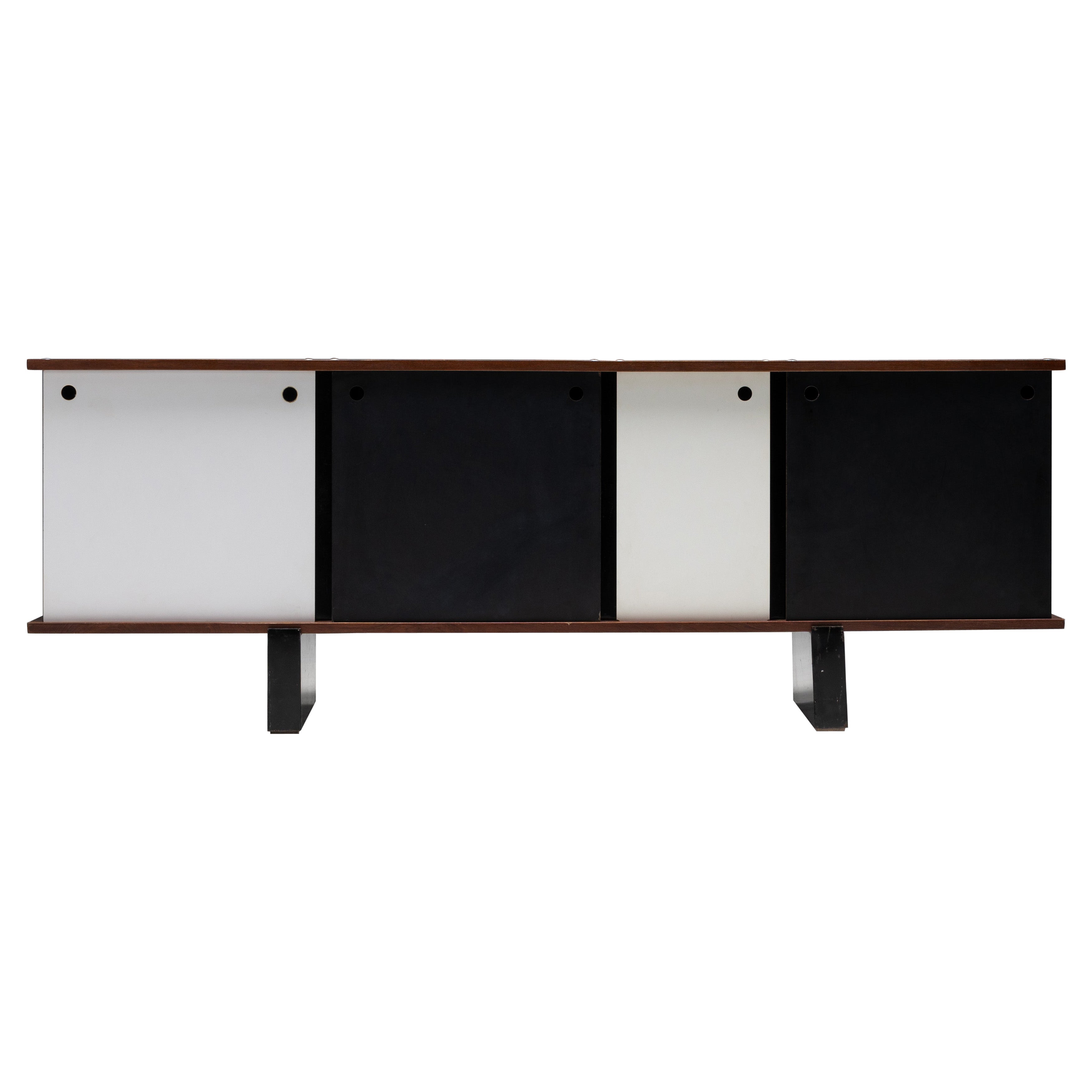 'Bloc' Sideboard by Charlotte Perriand for Cité Cansado, France, 1950s For Sale