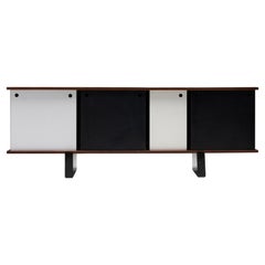 Vintage 'Bloc' Sideboard by Charlotte Perriand for Cité Cansado, France, 1950s