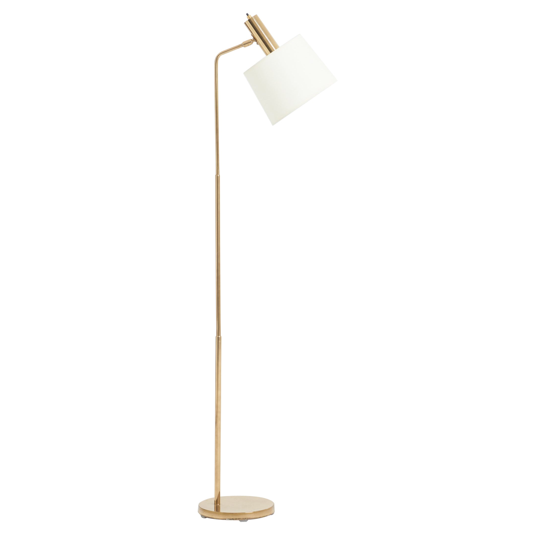 Mid-Century Brass Floor Lamp