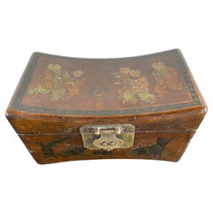 Vintage Chinese Pillow Box