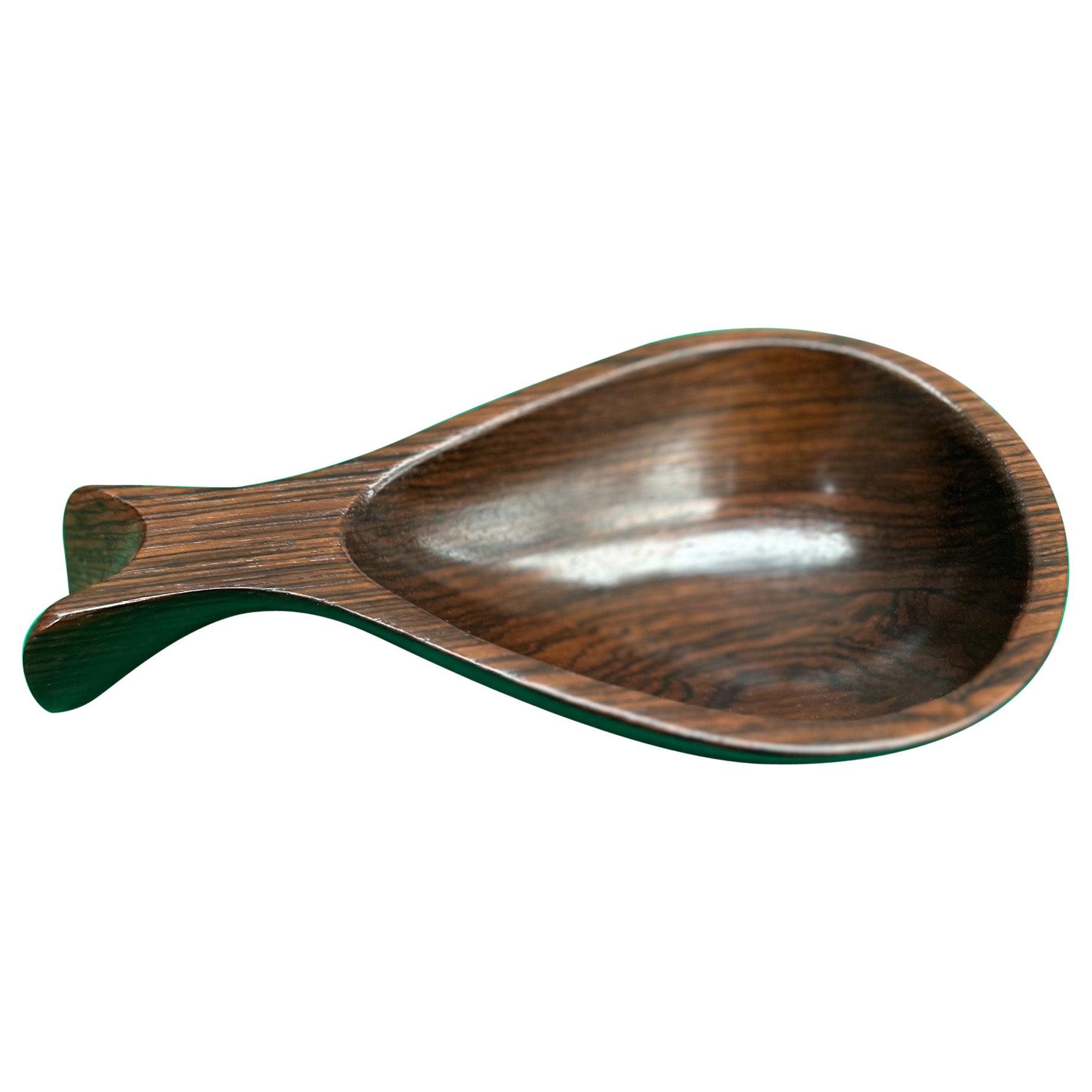 Mid-Century Brazilian Modern Decorative Spoon in Brazilian Rosewood For Sale