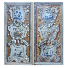 A pair of French château panels