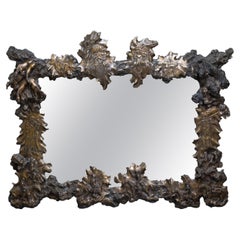Miroir en bronze Wary Greetings de J.D. McKellar