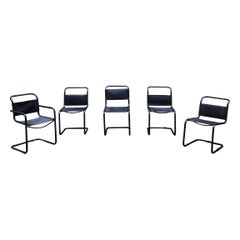Used 4 B33 MART STAM CANTILEVER CHAIRS AND 1 S34 ARMCHAIR - 80s  - 1980
