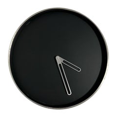 Reloj de pared minimalista moderno vintage Howard Miller de los años 70