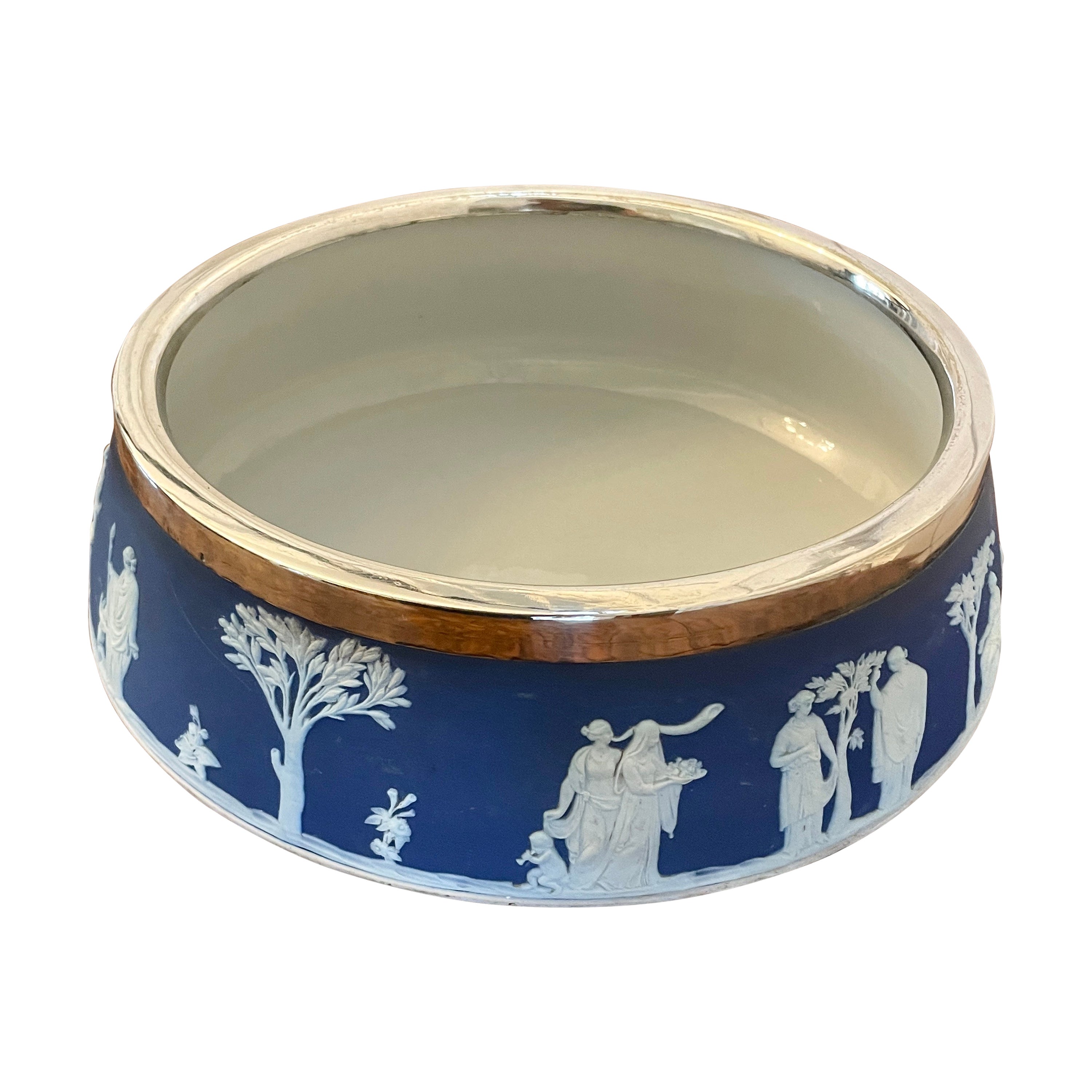 Bol à fruits ancien en jaspe de qualité édouardienne de Wedgwood