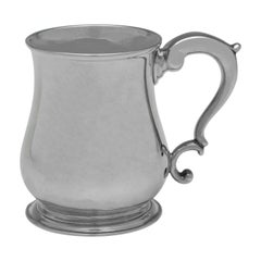 George II Antike Sterling Silber Becher - London 1737 Aymé Videau