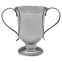 Copa amorosa de plata de ley antigua del periodo Jorge III - Sheffield 1803