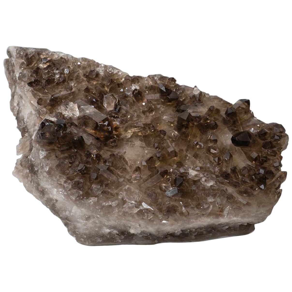 Genuine Smoky Quartz Crystal Cluster from Mina Gerais, Brazil (5.5 lbs) For Sale