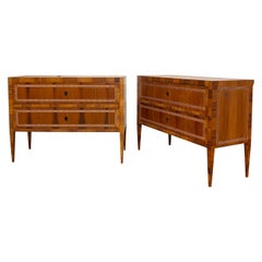 Pair of Italian Neoclassical Commodes