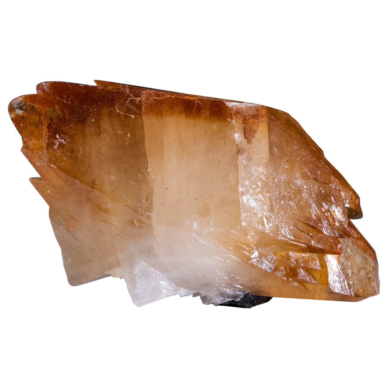 Cristal de Calcite doré provenant de la mine d'orme, Tennessee (1.8 lbs)