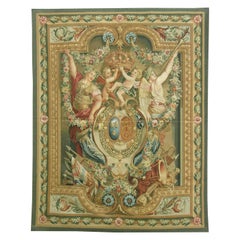 Vintage Tapestry Depicting Angel 6.8X5.3