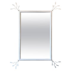 Vincennes Mirror,  White Plaster Finish.