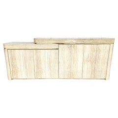 Sideboard Buffet-Barschrank Postmodernes Kunst Travertin