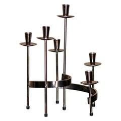 Retro 20th Century Candleholder designed by Gunnar Ander for Ystad-Metall