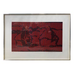Roy Lichtenstein Signed Limited Edition Lithograph Screenprint Haystack #6, 1969