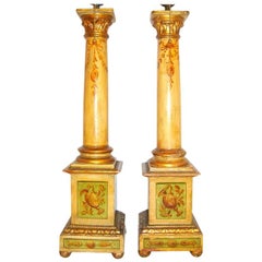 Hand Painted Italian Table Lamps