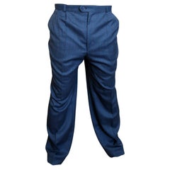 Vintage Grey Pants from USSR: Classic 1970s Style - New and Adjustable, 1J87