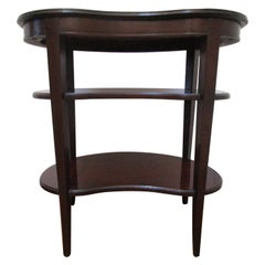 Antique Regency Style Mahogany Kidney Shaped Side Table