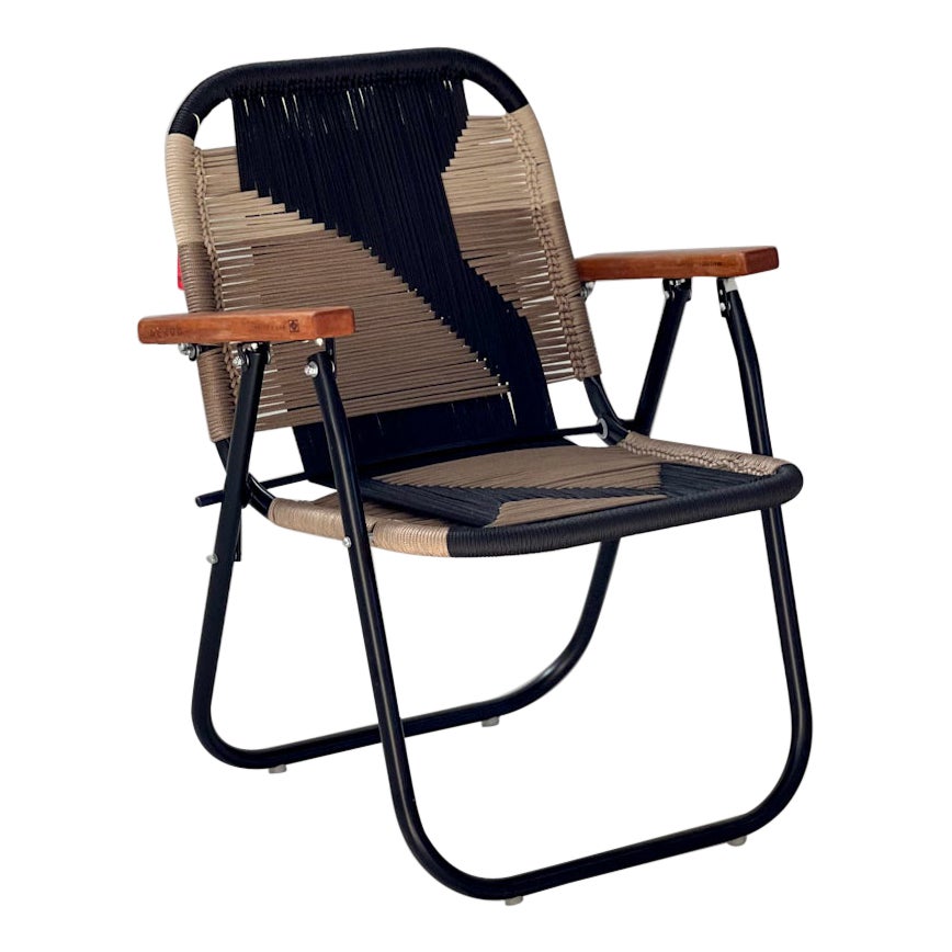 Beach chair Japú - Trama Clássica 1  - Outdoor area Garden and Lawn Dengô Brasil For Sale