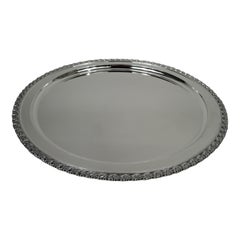 Tiffany Georgian Large and Heavy Sterling Silver Tray
