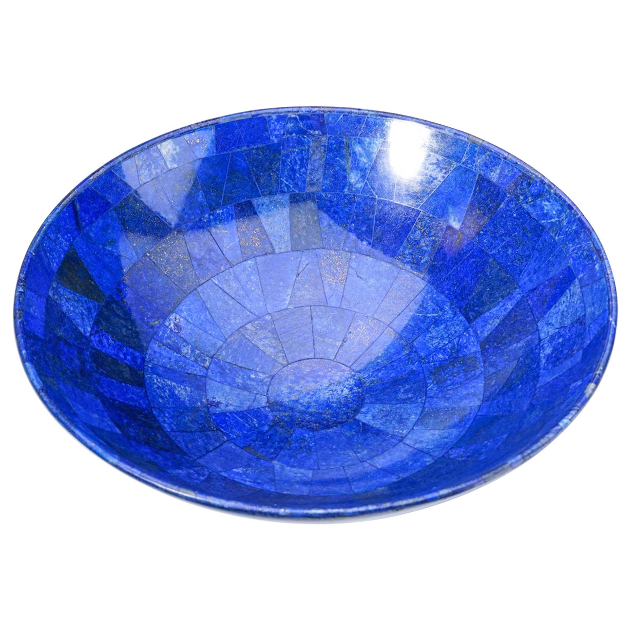 Véritable bol en lapis-lazuli poli (3.6 lbs) en vente