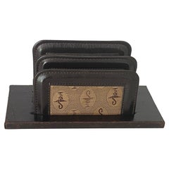 Accesorios de escritorio, Portacartas  negro Color Francia Siglo XX