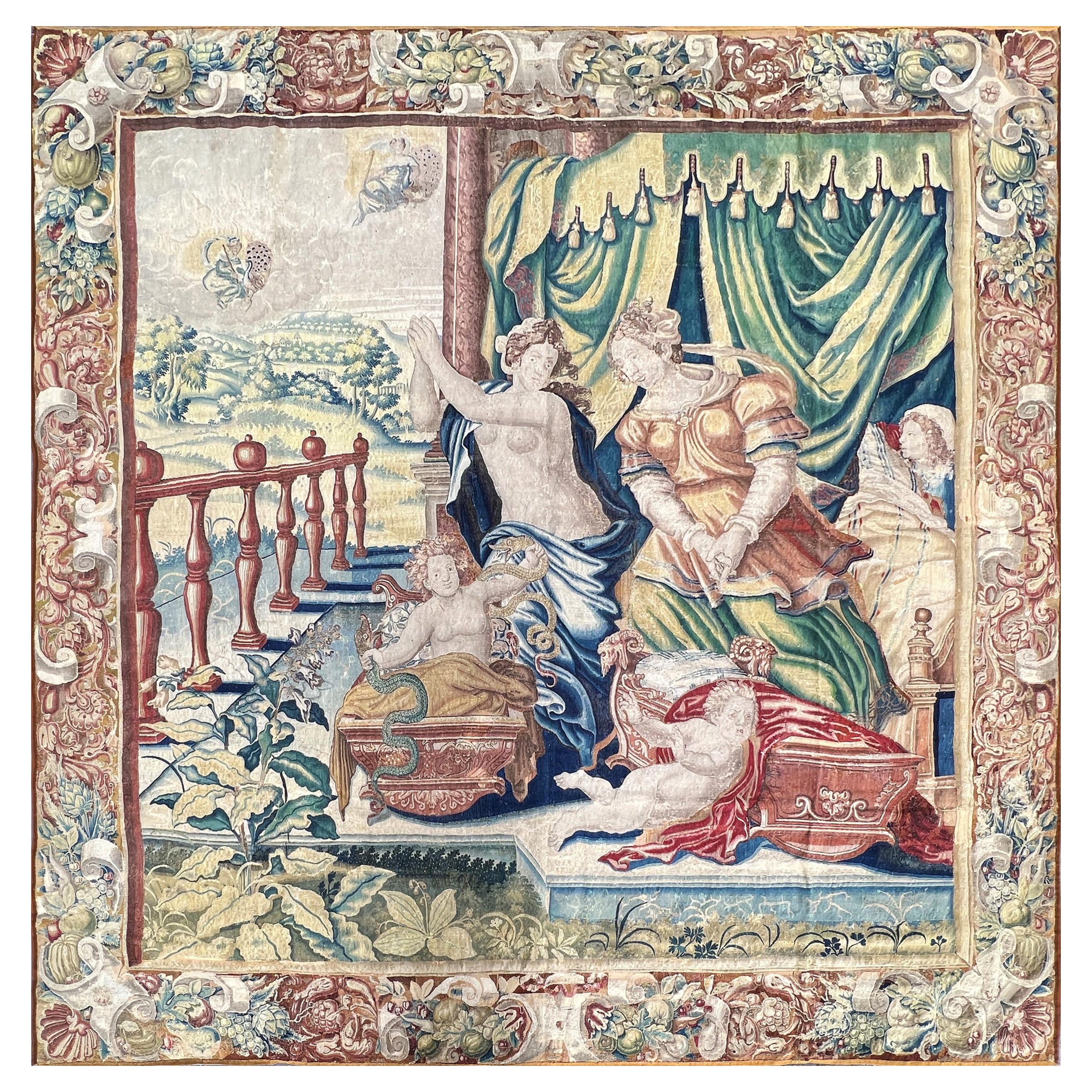 Royal tapestry of the goblins - The Birth of Hercules - 18th Century - N° 888 For Sale