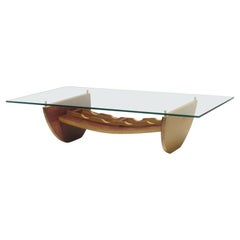 Custom Coffee Table sustainable M. Satta barrel oak modern design handmade Italy