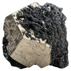 Pyrite on Hematite From Rio Marina, Elba Island, Tuscany, Italy